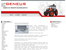Tablet Screenshot of geneus.pl